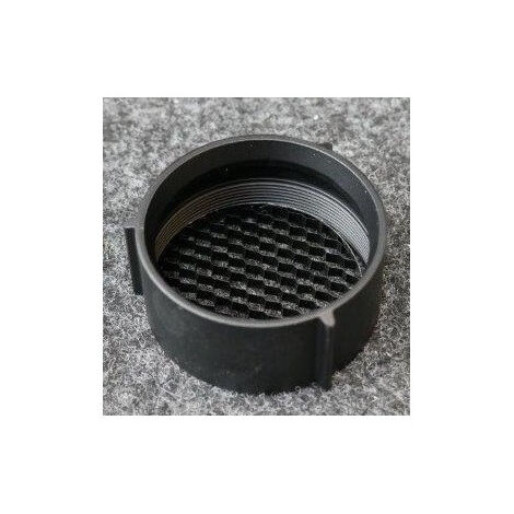 Collerette nid d'abeilles noire à visser Ø 50x20mm (à l'unité) pour projecteur Rafale 8W noir TRAJECTOIRE