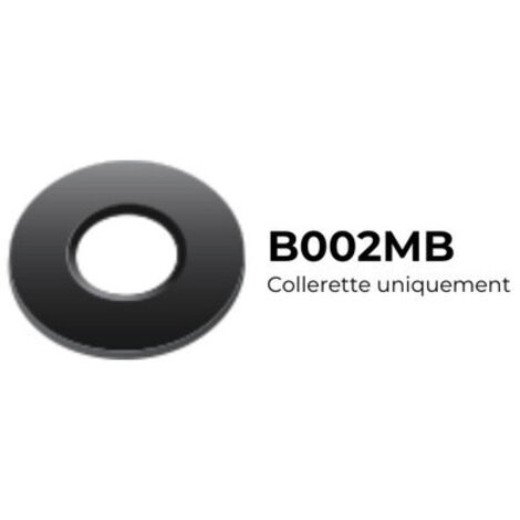 Collerette Noir Mat ronde magnétique pour ONE TELES ANDRO - B002MB - SOLUM