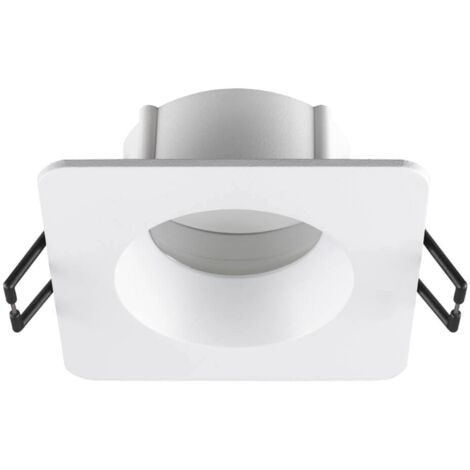 Collerette pour spot encastré NEW TRIA® 68 intérieur carré blanc IP 65 - SLV - 1007348