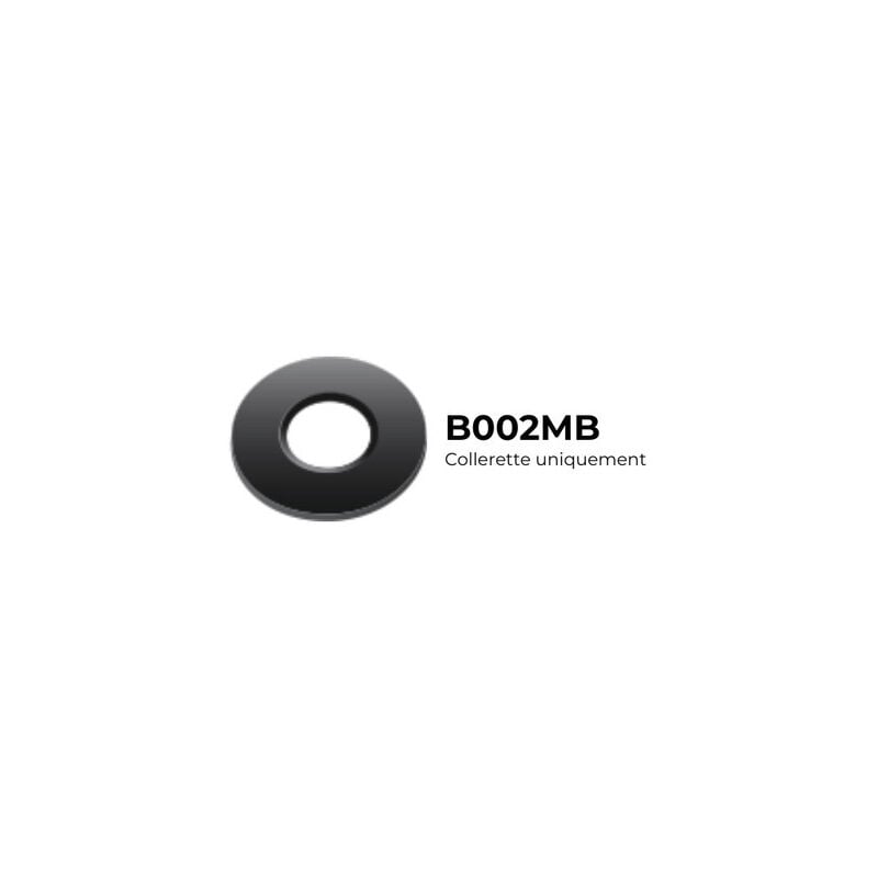 Collerette Noir Mat ronde magnétique pour one teles andro - B002MB Solum