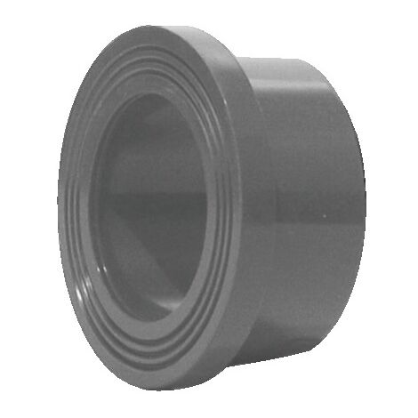 Collet PVC pression strié pour joint plat femelle à coller DN80-PVC90