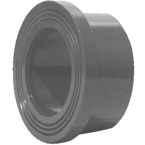 Colletto in PVC a pressione rigato per guarnizione piatta femmina da incollare DN80-PVC90