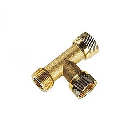 Collettore 1 via in ottone a "T" - 1" M/F/F Colortap 211