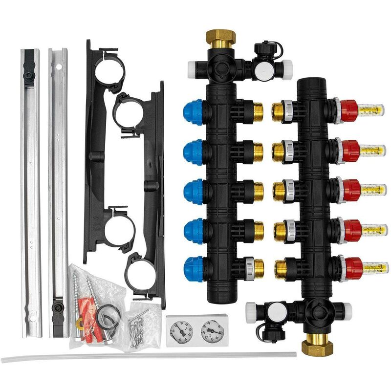 Collettore a 5 vie per riscaldamento a pavimento hkv rmx5 daikin ecollectrmx5a