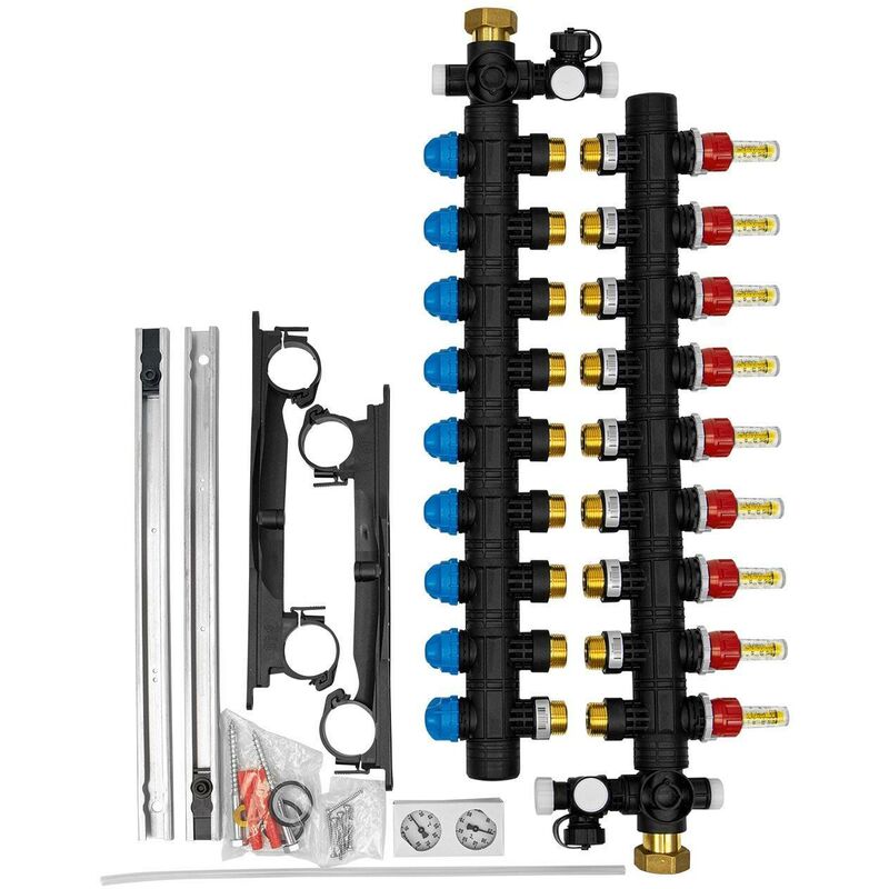 Collettore a 9 vie per riscaldamento a pavimento hkv rmx9 Daikin ecollectrmx9a