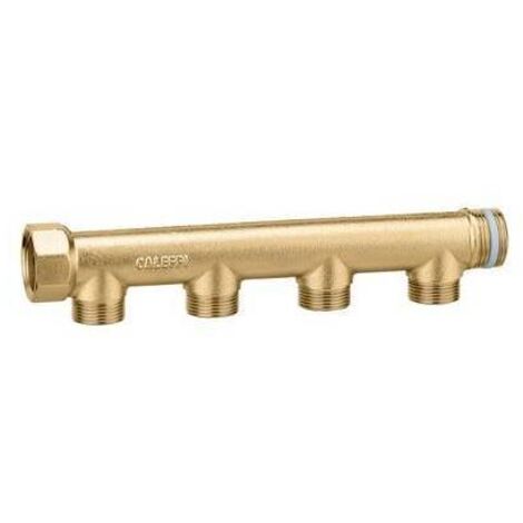 COLLETTORE COMPONIBILE DERIVAZIONI MASCHIO 1" x 4 deriv. CALEFFI