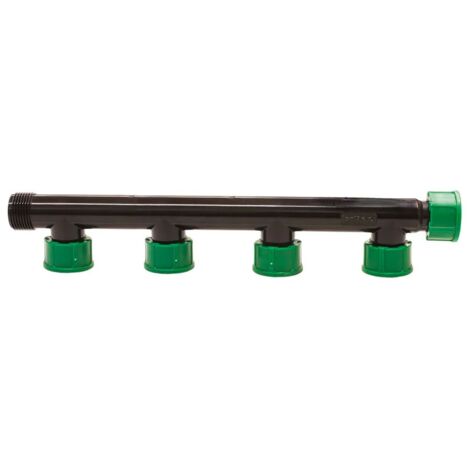 Collettore con ghiera ed OR 4 uscite 1"x 1"x 1"x1" e doppio ingreso M/F IG43610D0N320