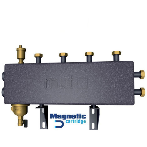 Collettore defangatore separatore 2+1  laterale g 1"1/4 f - g 1" f
