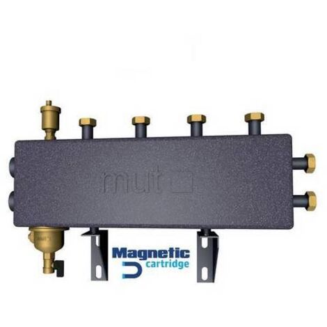 COLLETTORE DEFANGATORE SEPARATORE 2+1 LATERALE G 1"1/4 F - G 1" F