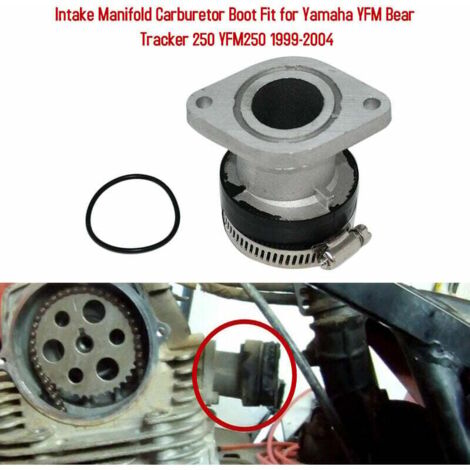 Collettore di aspirazione, manicotto del carburatore adatto per Yamaha YFM Bear Tracker 250 YFM250 1999-2004