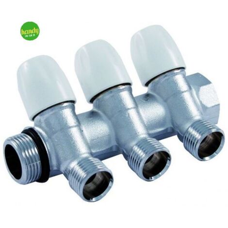 Collettore lineare tiemme per sanitari 3/4'' x 1/2'' 3 vie