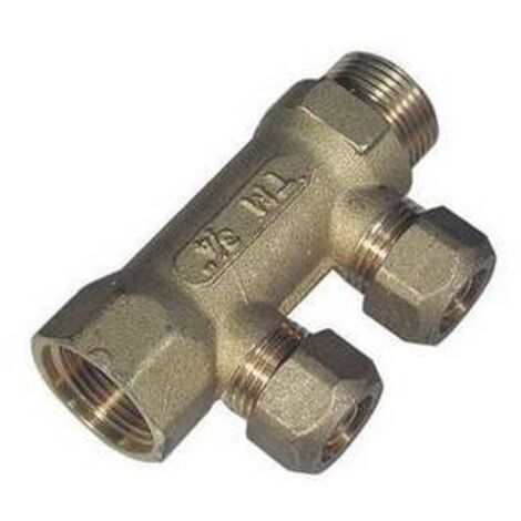 COLLETTORE MF DA 3/4    2 VIE PER COBRA-PEX Misura: 15