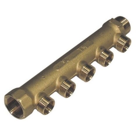COLLETTORE MF DA 3/4 X 1/2 PER OGIVA TEFLON- 5 Vie- TIEMM- pezzi 1