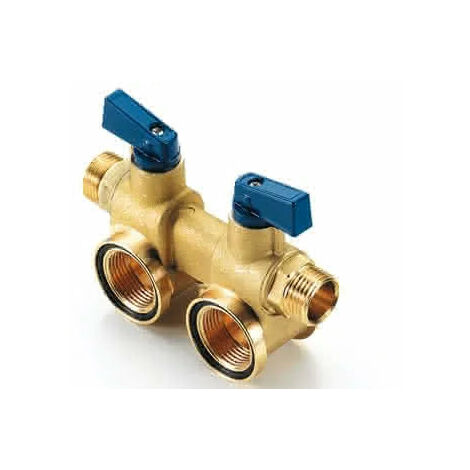 Collettore modulare per sanitari in ottone modello totem 1x1 TIEMME