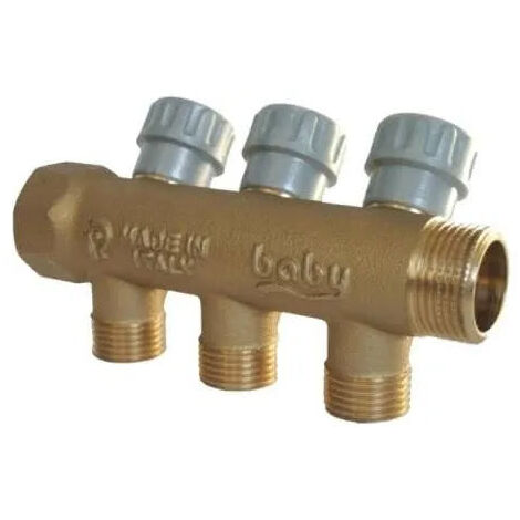 Collettore Per Sanitari Inclinato 3/4" 2 Vie Da 1/2"