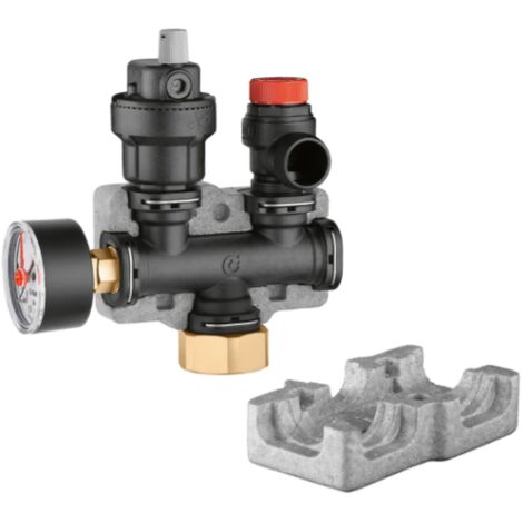 Collettore portastrumenti in tecnopolimero per impianti di riscaldamento Caleffi 305663  Tecnopolimero