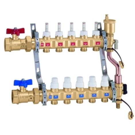COLLETTORE PREMONTATO 1" 1/4 F x 7 CALEFFI
