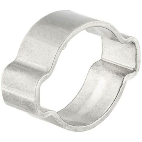 Collier 2 oreilles acier galvanisé W1 7mm - 13 à 15mm - 100pcs - Norma