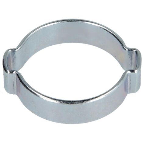Collier 2 oreilles acier galvanisé W1 ouverture de serrage 15 - 18 mm