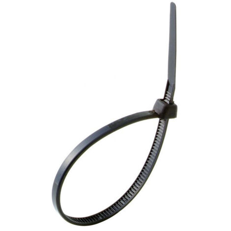 Collier 200x2.5mm Noir 100sc - Profile