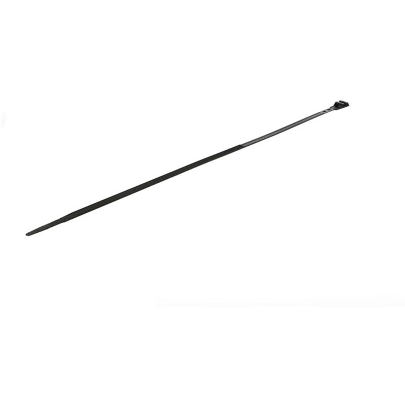 Collier de serrage noir 750x9mm (boîte de 100) pour cable ø 67mm à 220mm max nylon à tête double usage exterieur Sapiselco