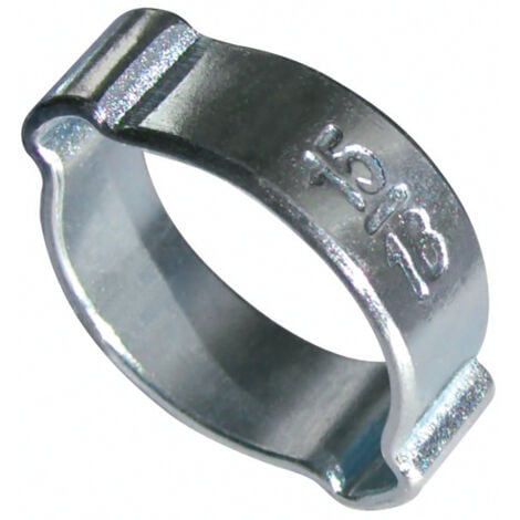 ACE (Lot de 10) Collier de serrage à deux oreilles - Acier zingué 11-13 mm