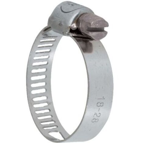Collier à bande perforée W2 largeur bande 8 mm Ace - Diamètre 8 - 12 mm - Vendu par 50