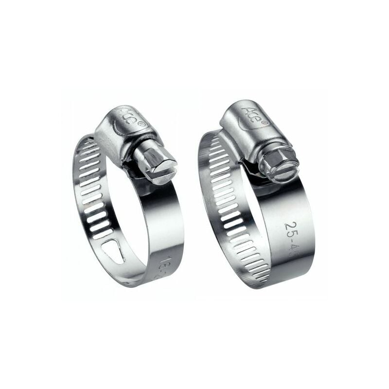 Collier de serrage - Bande perforée - Acier inoxydable A2 L8 mm : 18-28 mm - Boîte de 50