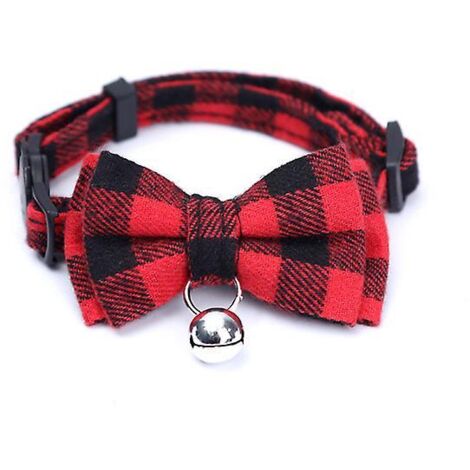 Collier à clochette pour animaux de compagnie, colliers pour chiots avec clochette, accessoires rouges pour animaux de compagnie