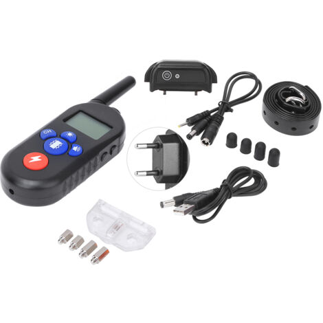 Collier Anti-Abboiement pour Chien Étanche avec Alerte Vibrations Extérieur - Prise EU 110-240V