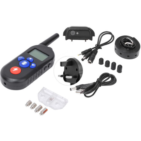 Collier Anti-Abboiement pour Chien Étanche avec Alerte Vibrations Extérieur - Prise UK 110-240V