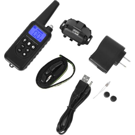 Collier Anti-Abboiement Rechargeable Automatique pour Chien - Collier de Dressage Électronique Anti-Bruit - 100-240V Prise US