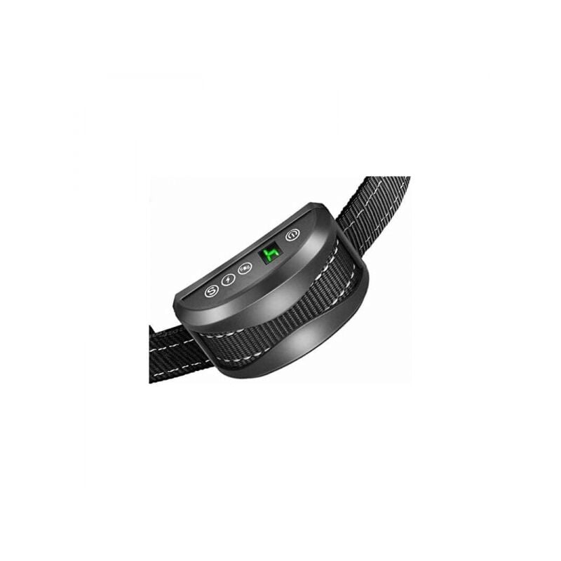 Cyslmuk - Collier Anti-aboiement Chien - 3 Modes Choc Électrique/Vibration/Sensibilité Aide au Dressage Inoffensif Automatique IP65 Batterie