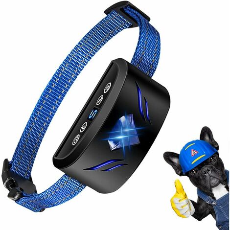 Collier Anti Aboiement Chien Automatique,Collier de Dressage pour Chien Rechargeable Mode de Vibration et Sonore Sensibilité Réglable pour Petits Chiens, Moyens et Grands Chiens pour 7kg-54kg