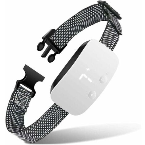 Collier Anti aboiement pour Chien, Collier Anti aboiement avec Choc, Vibration, Bip - 7 sensibilités réglables, étanche, Automatique
