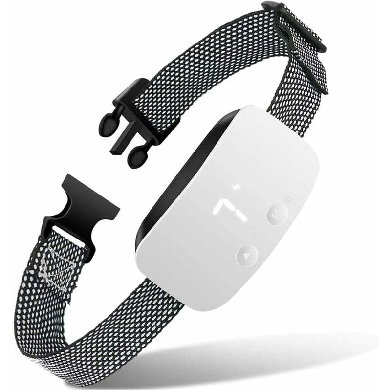 Ulisem - Collier Anti aboiement pour Chien, Collier Anti aboiement avec Choc, Vibration, Bip - 7 sensibilités réglables, étanche Automatique
