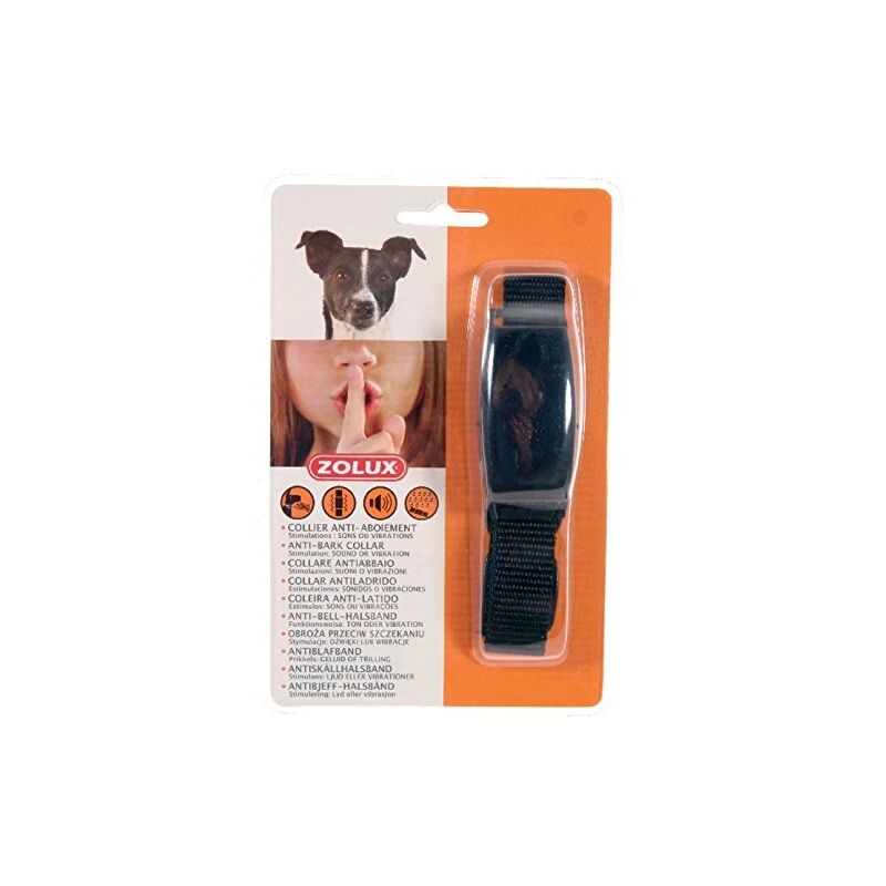 Zolux - anti-aboiement son/vib pt chie 3336029043450