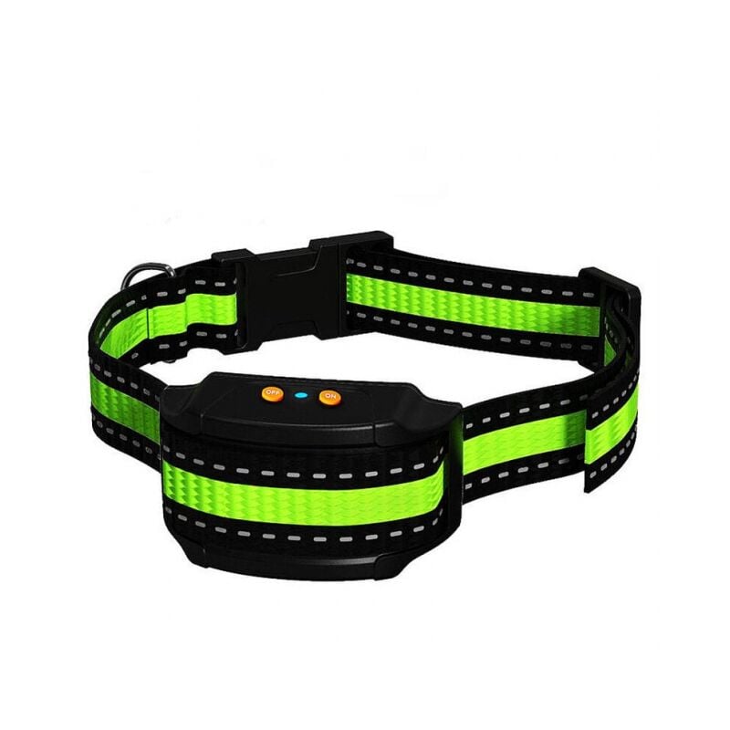 Serbia - Collier anti-aboiements, version 2024, avec vibrations, sons et chocs électriques, collier de module de détection intelligent des aboiements