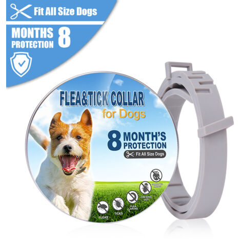 Collier anti-puces et anti-tiques pour chien, 62 cm