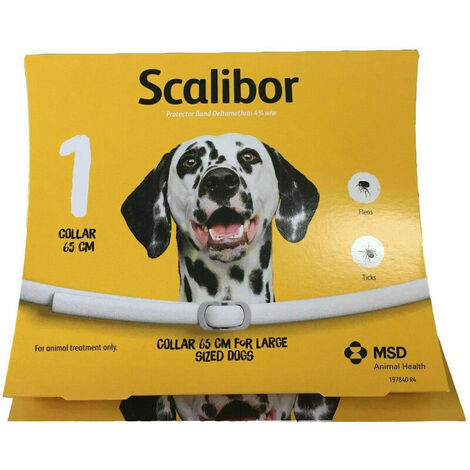 Collier anti-tiques 65cm collier anti-puces réglable pour chien étanche