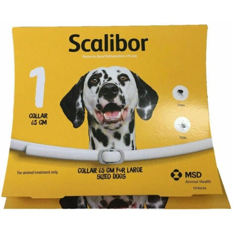 AUTRES Collier antiparasitaire SCALIBOR pour grands chiens - Leishmaniose spciale - 65 cm