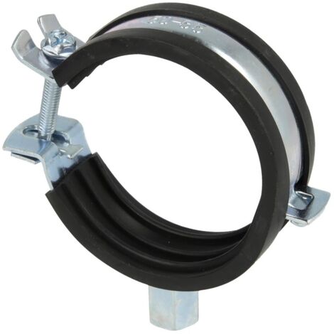 Collier articulé isophonique à visser, galvanisé M8/M10 x 50-55 mm (2’’)
