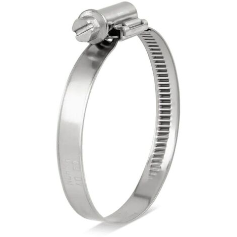 Collier bande pleine Torro inox W4 12mm - 16 à 27mm - 50pcs - Norma