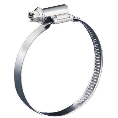 Collier bande pleine Torro inox W4 12mm - 70 à 90mm - 25pcs - Norma