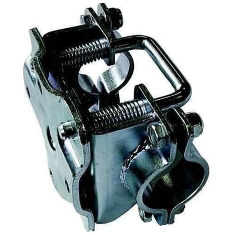 Collier basculant Ø 48 mm pour roue jockey – Charge d'appui max 300 kg – Surface galvanisée résistante à la corrosion – Fixation facile – Al-Ko