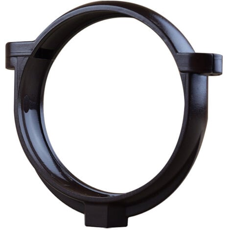 Collier bride pour tube de descente PVC Ø80 - marron - First Plast