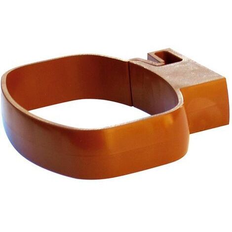Collier bride pour tube de descente PVC BEST Ø92x57 - effet cuivre - First Plast