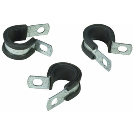10 Colliers De Serrage Caoutchouc Uxcell – Diamètre 10mm, Zingué, Forme R