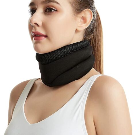 Collier cervical pour soulager les douleurs cervicales, soutien de la nuque, minerve pour dormir, soutien de la nuque soulage la pression douloureuse sur la colonne vertébrale - M-