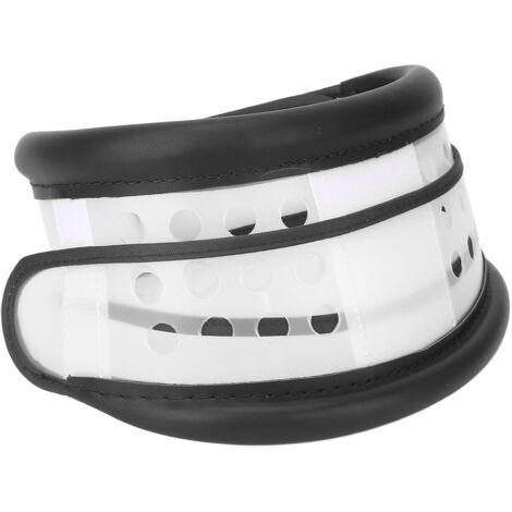 Collier Cervical Réglable et Respirant - Maintien de la Colonne Vertébrale pour Hommes et Femmes, Taille M, Noir